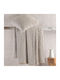 Rythmos Hansel Ριχτάρι Πολυθρόνας Chenille 180x160εκ. Ανοιχτό Μπεζ 117-175-3022