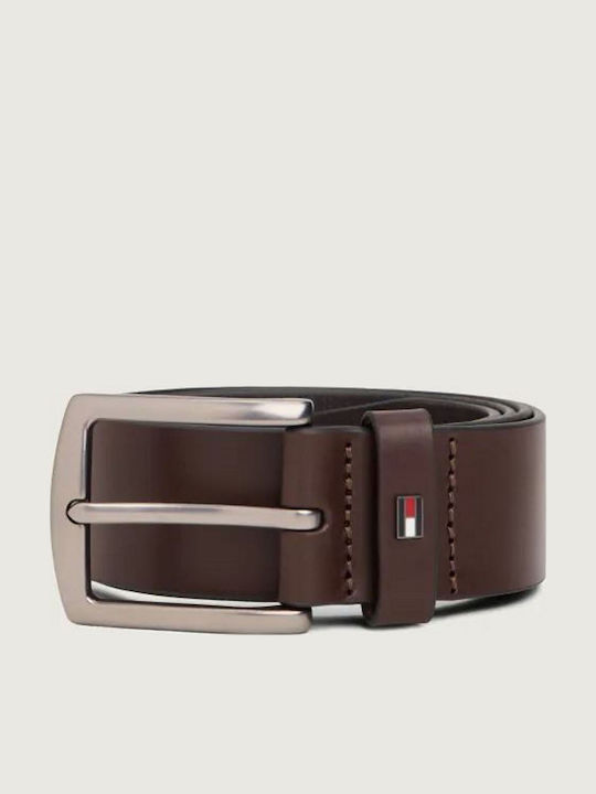 Tommy Hilfiger Denton 4.0 Ανδρική Ζώνη Καφέ