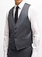 Men's Vest Slim Fit Gray