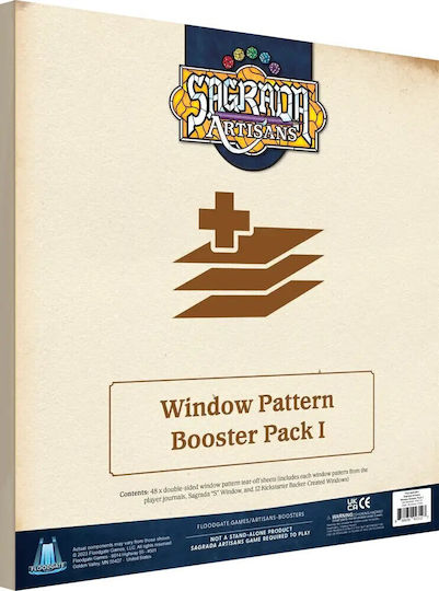 Разширение на играта Sagrada: Artisans - Window Pack за 2-4 играчи 13+ години Floodgate Games