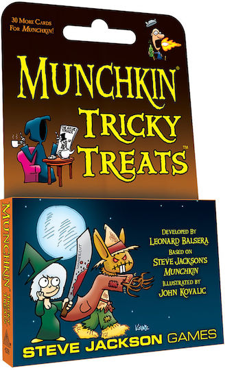 Разширение на играта Munchkin Tricky Treats за 3-6 играчи 14+ години (EN) Steve Jackson Games