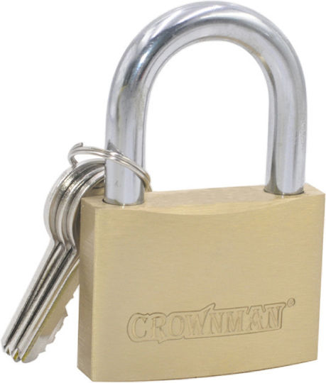 Crownman Alamă Lăcăt Potcoavă cu cheie 50mm 1buc