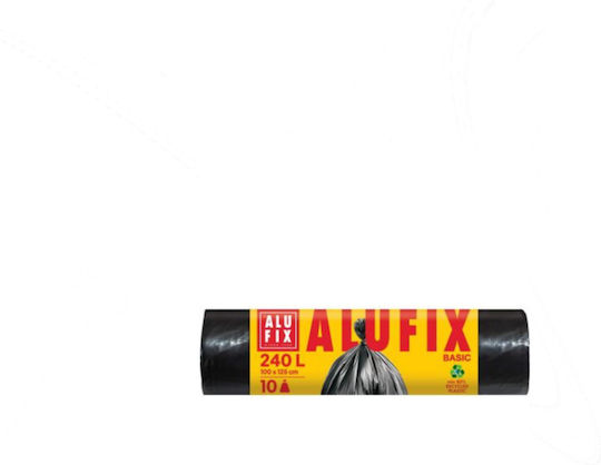 Alufix Trash Bags Capacity 240lt 125x100cm 10pcs Black