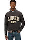 Vintage Athletic Sweatshirt Washed Black
