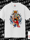 One Piece Classic Double Stitch T-shirt Without Side Seams White 100% Cotton Vegan & Oeko-tex Certified