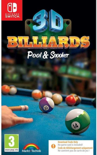 3D Billiards: Pool & Snooker Clasic Edition Joc pentru Switch