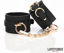 Weaving Patterns Ankle Cuff Golden Chain