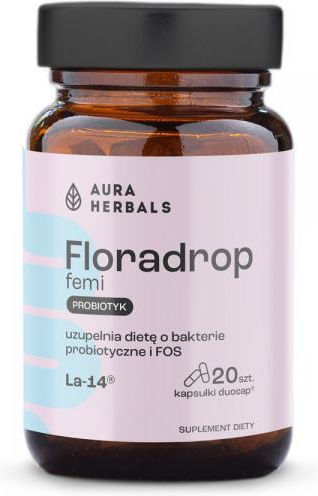 Aura Herbals Floradrop Probiotika 20 Mützen