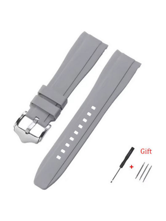 Gummi-Armband Gray 20mm