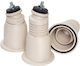Ρυθμιζομενες Βάσεις Βίδα H120-180mm Λευκές 4 Τεμ 0503prs