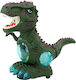 Dancing Dinosaur Obstacle Sensor Lights Sounds Green