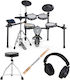 Millenium Mps-750x E-drum Mesh Se Bundle Drum Set