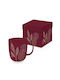 Tasse Goldene Blätter Bordeaux Ppd-Paperproducts Design