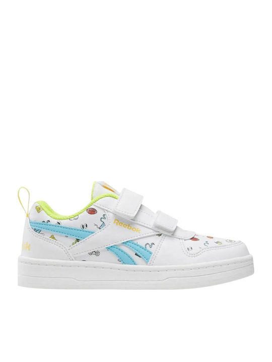 Royal Prime 2.0 Kids Sneakers with Hoop & Loop Closure White