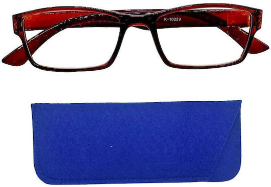 Panora Reading Glasses +4.00 in Brown color 14560