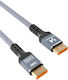 Wozinsky Cable DisplayPort male - 1m Μαύρο