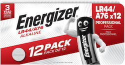 Energizer Αλκαλικές Μπαταρίες LR44 1.5V 12τμχ