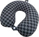 Travel Pillow Memory Foam Gray