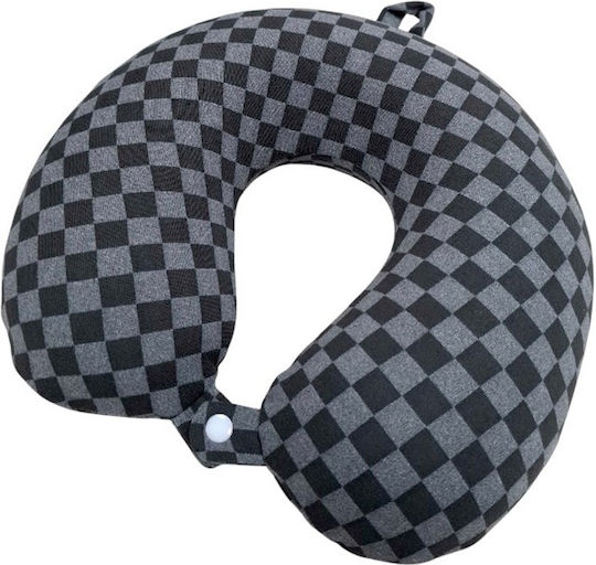 Travel Pillow Memory Foam Gray