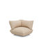 Πουφ Sessel Sumo Beige 108x108x90cm