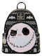 Loungefly Παιδική Τσάντα Πλάτης Μαύρη 26.67x22.86x11.43εκ. Disney Nightmare Before Christmas Jack Skellington