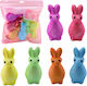Styrofoam Easter Bunnies Glitter Decorative Col...