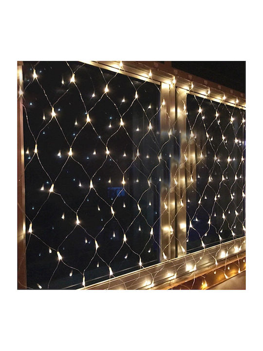 Plasă de Crăciun 192 Luminite LED 3*2m Lumină Galbenă Galben