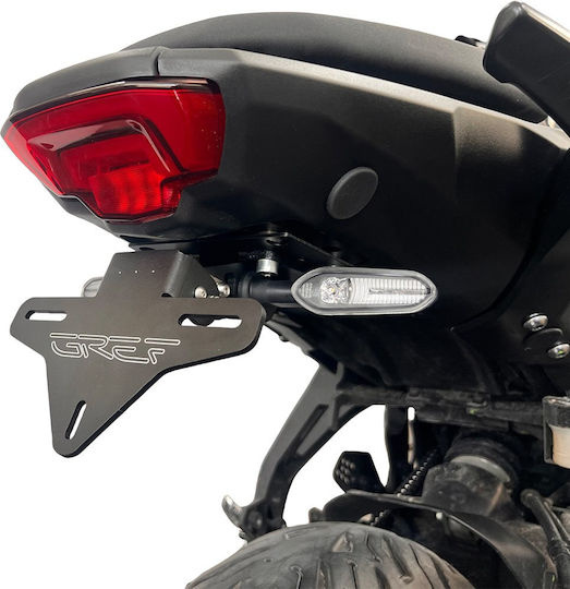 Gref Innovation Foldable Motorcycle License Plate Holder