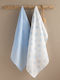Palamaiki Muslin Swaddle Wrap Blue
