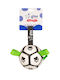 Παιχνίδι Σκύλου Glee Soccer Ball Λευκο Μαύρο Small 12x12cm