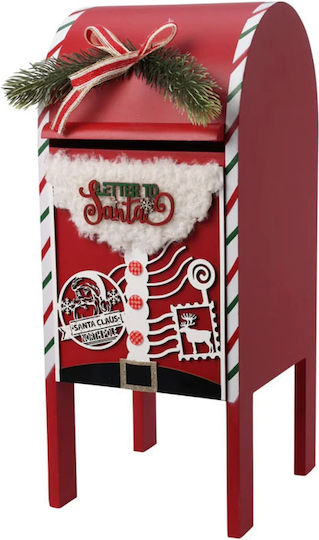 Weihnachtsfigur aus Holz Briefkasten Rote Höhe 30cm