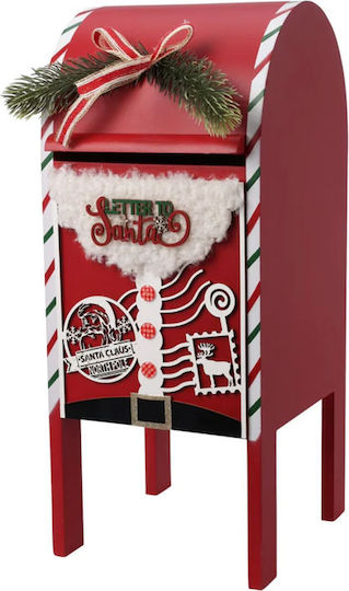Weihnachtsfigur Holz Briefkasten Rote Höhe 44,5cm Xmas Mailbox