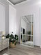 SteweHome Floor Mirror with White Metal Frame 180x80cm