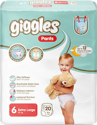 Giggles Co Pants Premium No. 6 για 15+kg 20τμχ Giggles Co Pants Premium No. 6 για 15+kg 20τμχ