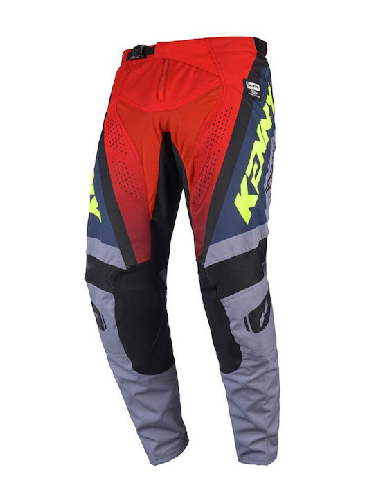 Kenny MX Force Ανδρικό Παντελόνι Καλοκαιρινό Beach Grey Red