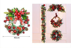 Χριστουγεννιάτικο Στεφάνι 40 Εκ Christmas Wreath 40 Cm
