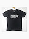 T-shirt Μαύρο