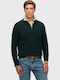 Herrenblusen Langarm Pullover in Grün