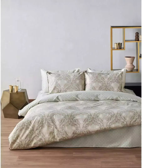 Kentia Duvet Cover Set Cotton King Size with 2 Pillowcases 260x240 Cressida 21