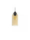 GloboStar Tube Pendant Light Honey with Crystals for Socket E27 10x10x24cm