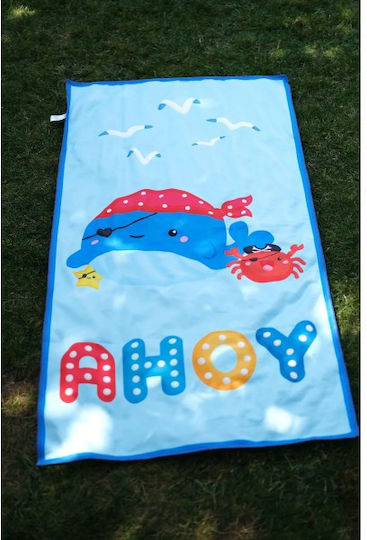 Kids' Beach Towel Pirate Whale – 65 X 130 Cm