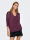 Boxy Γυναικείο Πουλόβερ Mauve Wine, Μπορντω