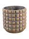 PTMD Collection Саксия Бетон Кафяв 30x30εκ.