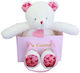 Doudou et Compagnie Plüschbär Valentinstag 25 cm