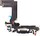 Charging Port Charge Connector Flex Cable iPhone 13 Mini Black