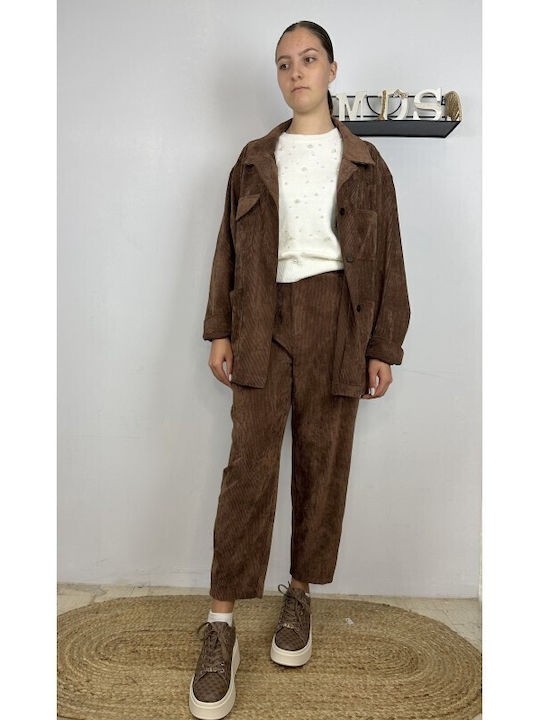 Passager Damen Brown Set mit Hose