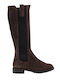 Leder Damenstiefel Braun
