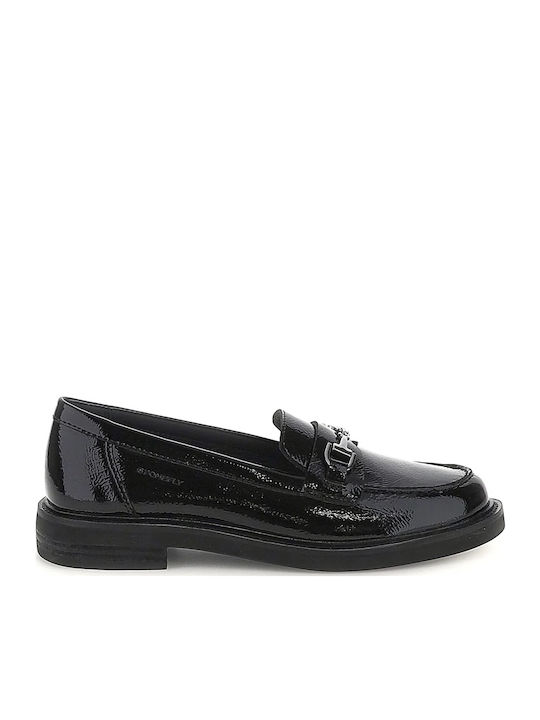 Stonefly Patent Leather Women's Moccasins in Bl...