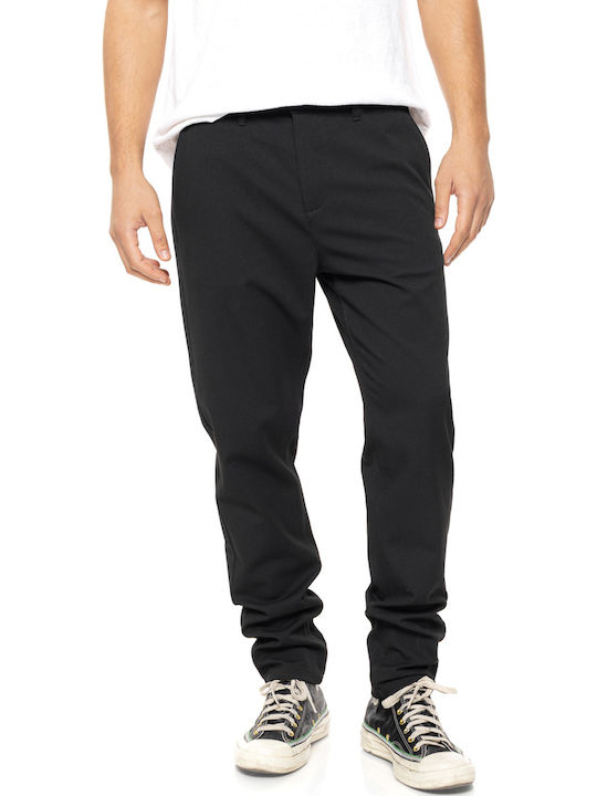 Trousers Chino Elastic Black