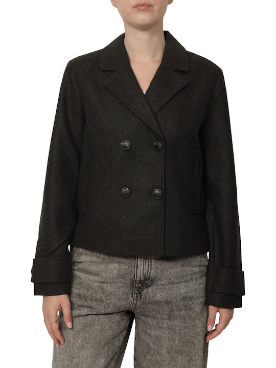 Only Femeie Dark Grey Jachetă